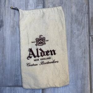 Alden Bootmakers Dust Bag Shoes Closet Storage Travel Vacation 7" x 13"